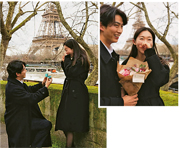 澤演巴黎求婚照曝光 事務所稱為女友慶祝生日