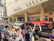 等身大樂高 F1法拉利戰車巡迴各區供市民打卡