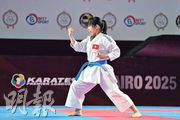 劉慕裳空手道K1開羅站奪金 決賽再挫日本勁敵尾野 分站兩連霸