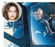 湯告魯斯直升機接「邦女郎」慶生