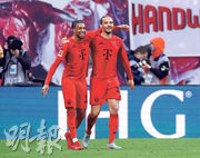 拜仁遭萊比錫逼和 無緣提前封王