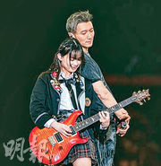 謝霆鋒演唱會17歲結他手Dale 獲廣告商垂青 決意轉幕前發展