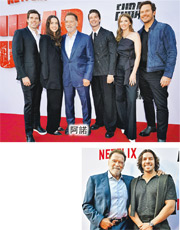 阿諾新劇首映 私生子無份影全家福