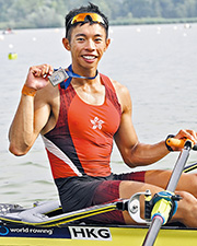 趙顯臻賽艇世盃意站輕量級單人雙槳摘銀
