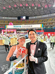 每年返名古屋任禮服男 呂偉強旨為港女跑手打氣