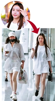 趙薇偕愛女現身北京機場 15歲「小四月」貌似爸爸黃有龍