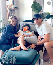 謝婷婷宣布第二胎出世 B仔重8磅 一家四口曬溫馨