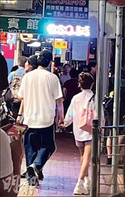 與林俊其旺角手拖手行街 羅毓儀︰佢過完馬路無放手