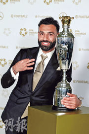 沙拿3奪英格蘭球員先生 歎成就難以置信 榮幸為埃及人締歷史