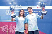 李嘉兒劉子均香港壁球錦標賽重奪冠軍