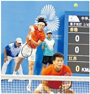 黃澤林闖網球男單8強 距獎牌僅一勝