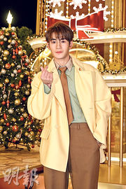 魏浚笙宣傳新片無暇出埠過聖誕