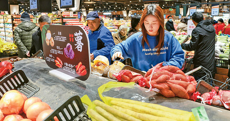 內地上月通脹0.7% 年半最快增速  核心CPI維持1.2%  結束6個月加速上升勢頭