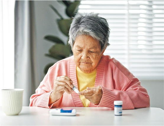 研究指出,糖尿病患者罹患肌少症風險,是非糖尿病者的3倍。(pocketlight@iStockphoto)