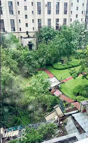 瀋陽屋苑花園遇雨塌陷 業主指物業擅除承重柱